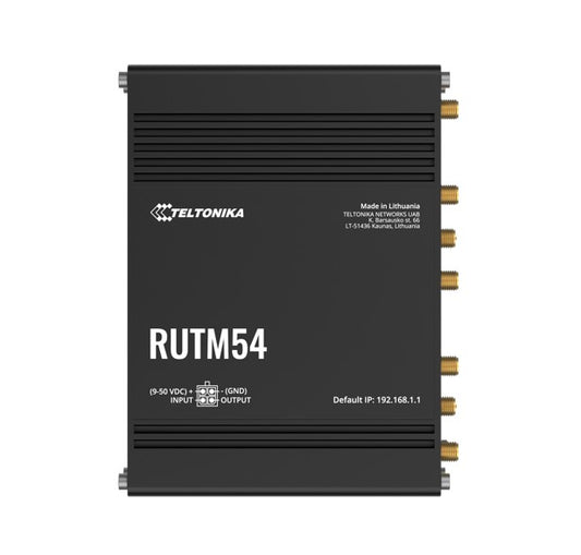Teltonika RUTM54 Dual 5G Router, Dual SIM & eSIMâ„¢, Telit 5G Modem, Auto-Failover,