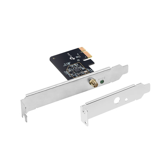 TP-Link Archer T2E AC600 Wireless Dual Band PCI Express Adapter, 433Mbps @ 5Ghz, 200Mbps @ 2.4Ghz, 1Ã— High Gain External Antennas