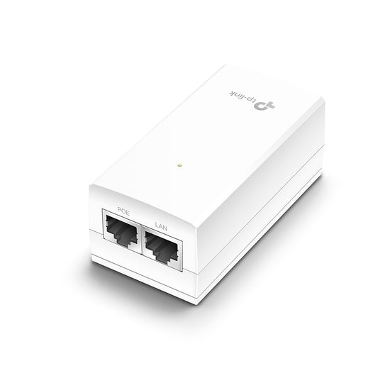 TP-Link POE2412G Omada 24V Passive PoE Injector Adapter, 1Ã— Gigabit PoE Port, 1Ã— Gigabit Non-PoE Port, Data and Power Carried over The Same Cable, 24V
