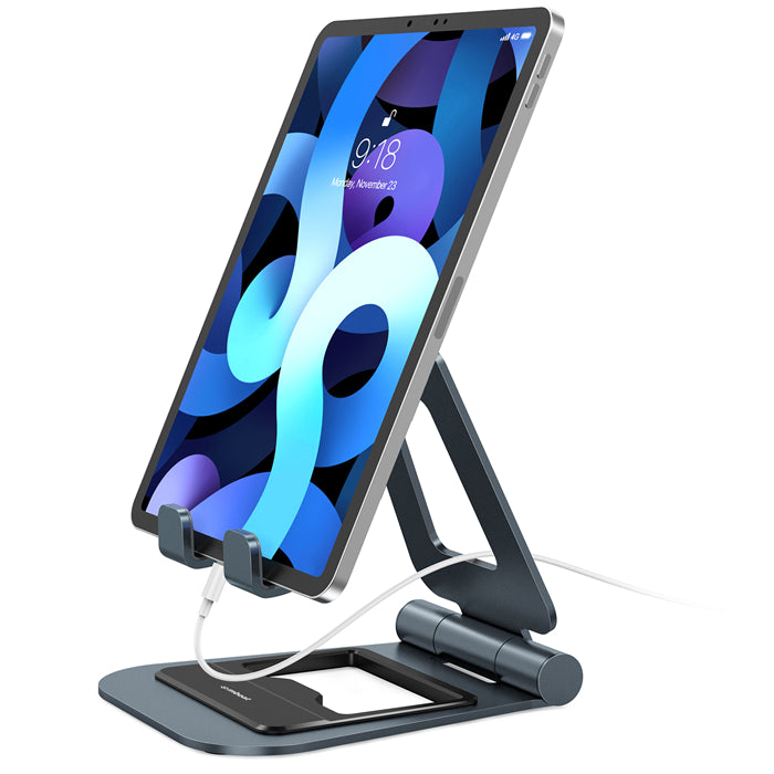 mbeatÂ®  Stage S4 Mobile Phone and Tablet Stand Optimised Comfort Space Saving Portability Material: Aluminium alloy, ABS plastic Product Weight: 350g