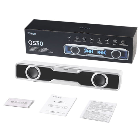 Edifier QS30 White GTM Deck Version 03 Computer / Tabletop Bluetooth Speaker