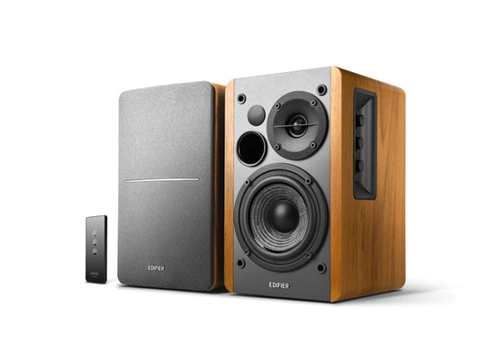 Edifier R1280T-BROWN Lifestyle Bookshelf Speakers - Brown