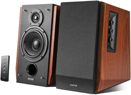 Edifier R1700BT Bluetooth Lifestyle Bookshelf Studio Speakers - Brown