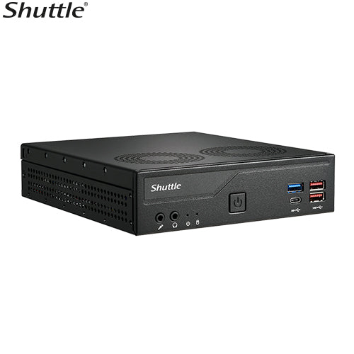 Shuttle DH770 Slim Mini PC, Intel Â® 14th/13th/12th Gen LGA1700 socket, 1L, H770, 2x DDR5, 2x 2.5G LAN, 2x COM, 4x USB 3.2 Gen 1, 4x USB 3.2 Gen 2, 2x