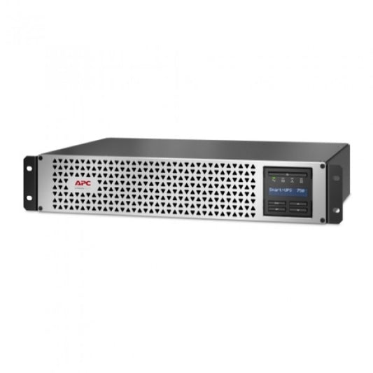 APC Smart-UPS 750VA/600W Line Interactive UPS,2U RM,230V/10A Input, 6x IEC C13 Outlets, Li-Ion Battery, SmartConnect,Short Depth