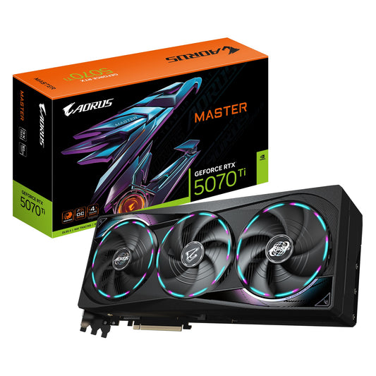 Gigabyte GV-N507TAORUS M-16GD, GeForce RTXâ„¢ 5070 Ti, CUDA 8960, 16 GB, GDDR7, PCI-E 5.0, 750W, HDMI 2.1b x1