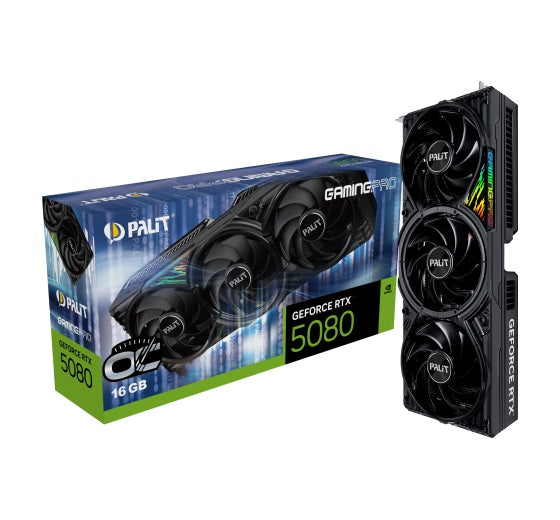 PALIT® RTX™ 5080 GAMINGPRO 16GB GDDR7 256-bit 3-DP HDMI